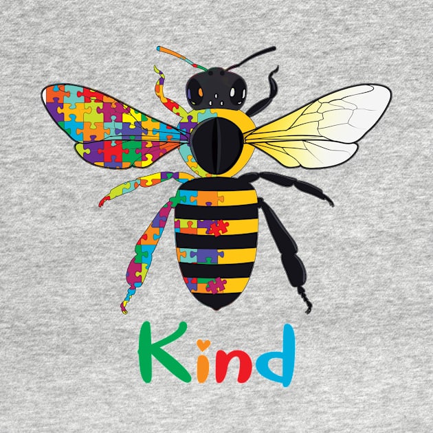 Be Kind Autism Awareness T-shirt by danielsho90